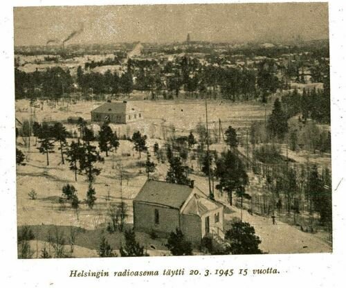 Helsingin radioasema täytti 15 vuotta vuonna 1945